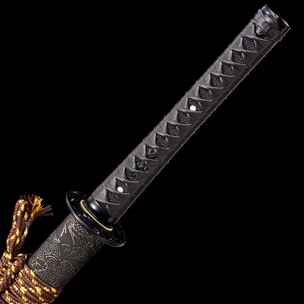 Authentic Ninjato | Manganese Steel Ninjato with Wave-Engraved
