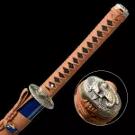 Blue Saya Wooden Katana Swords