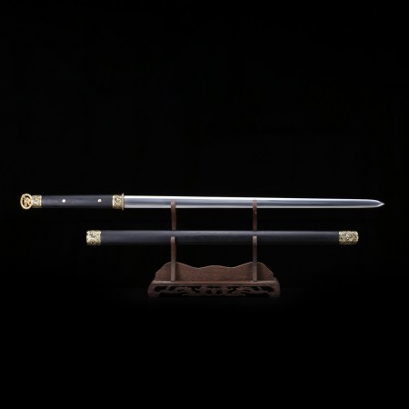 Handmade Classic Blackwood Tang Dynasty Manganese Steel Full Tang Chinese Swords