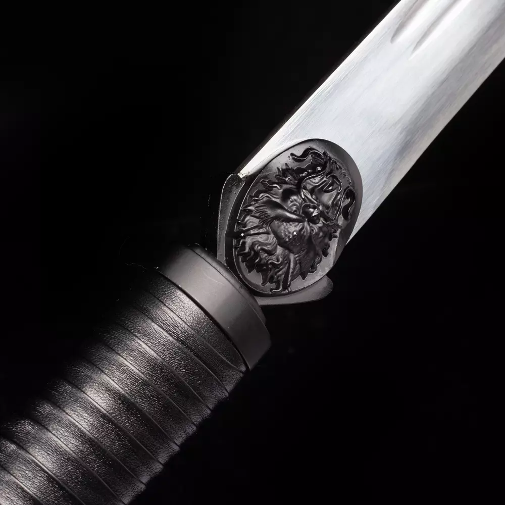 Modern Ninjato | Manganese Steel Ninjato with Black Lacquer Saya