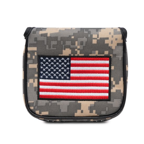 Military Camouflage Square Mallet Putter Cover With Magnetic Closure - Camo