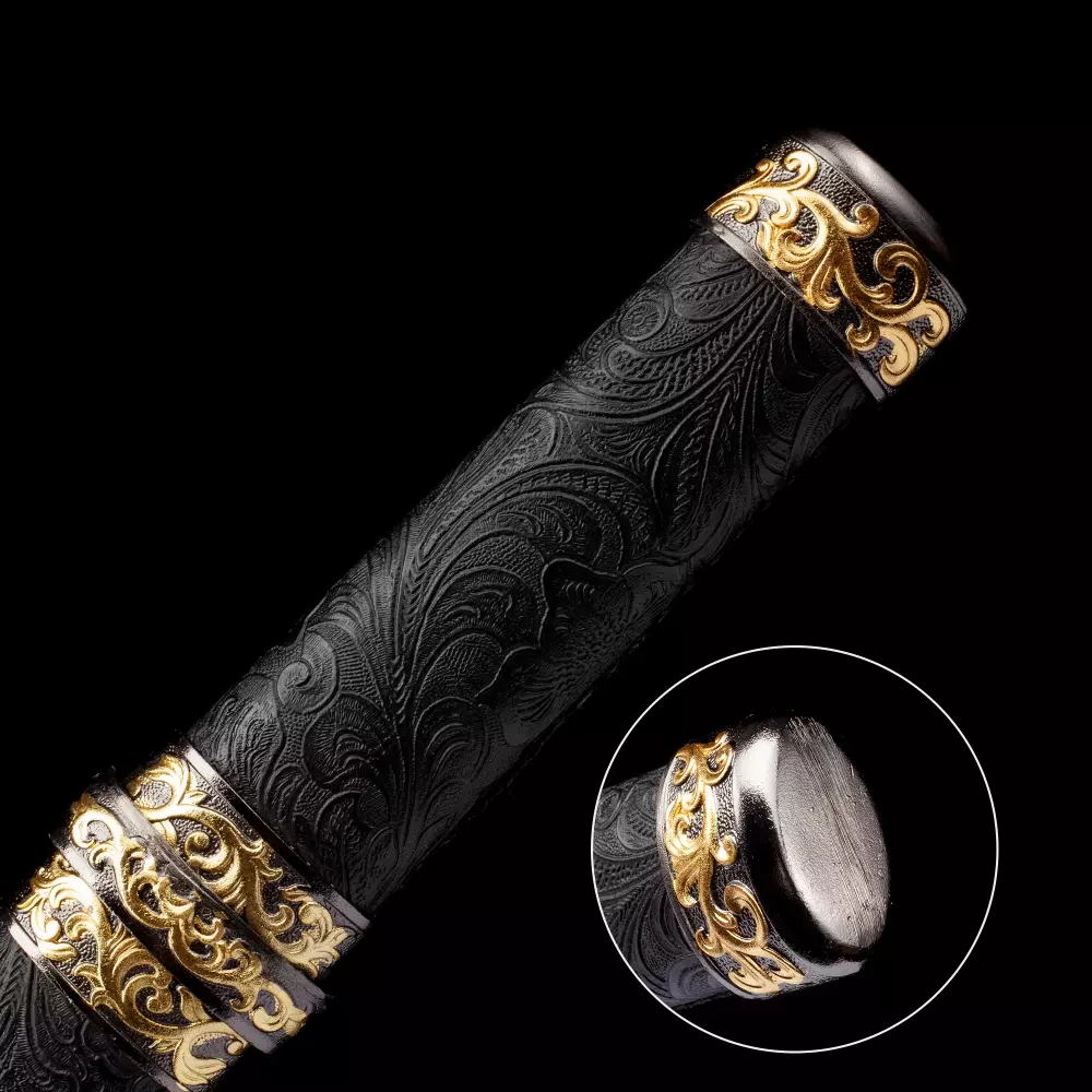 Short Ninja Sword | Manganese Steel Red Blade Hamidashi Tanto in