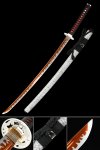 Handcrafted Japanese Samurai Sword 1095 Carbon Steel With Red Blade