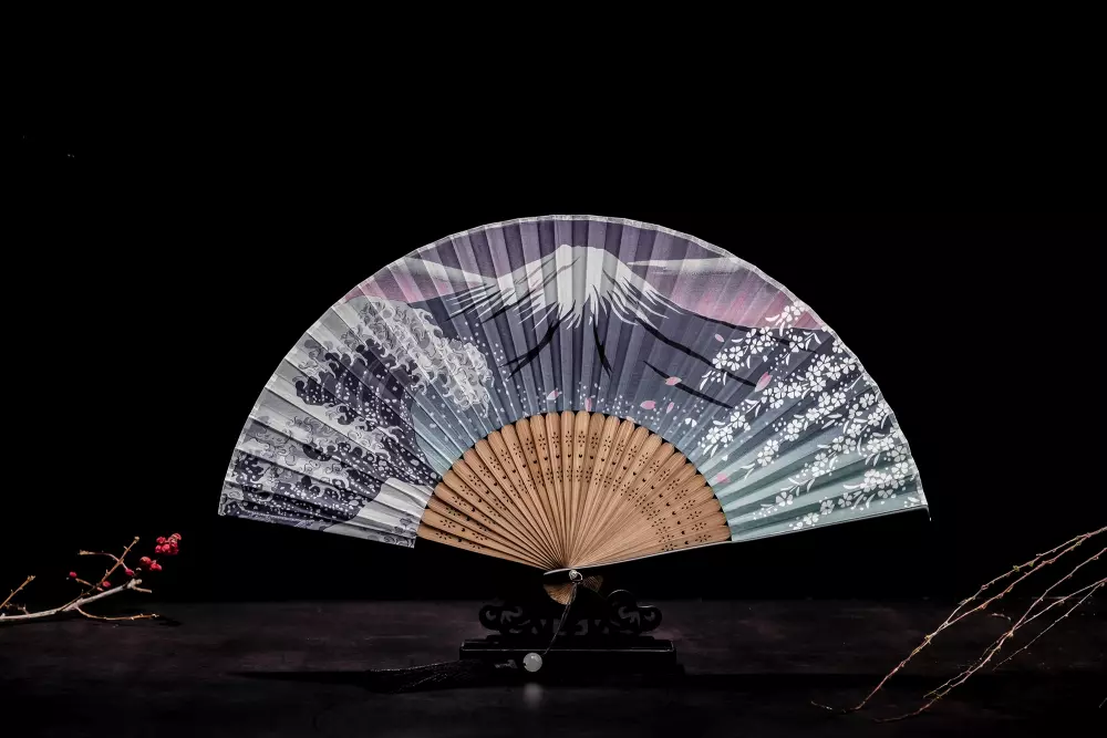 Japanese 2024 silk fan