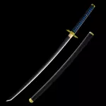 Black Lather Handle Katana