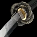 Handmade Japanese Samurai Sword With Python Theme Saya - TrueKatana