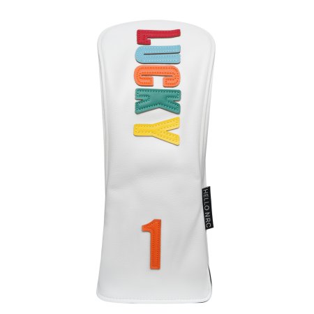 Lucky Driver Headcover - White