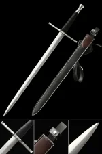 Handmade Medieval Longsword 1090 Carbon Steel Blade