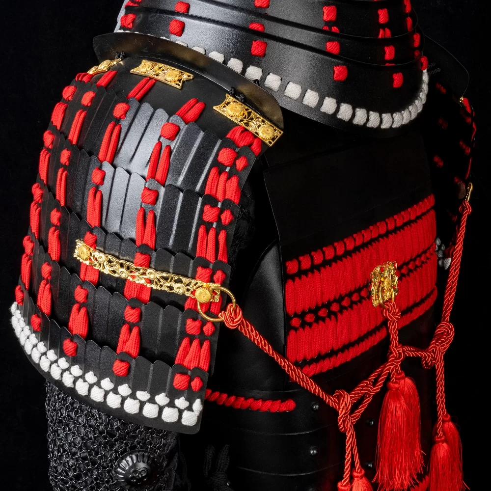 Japanese Samurai Armor | Handmade Black And Red Japanese Samurai