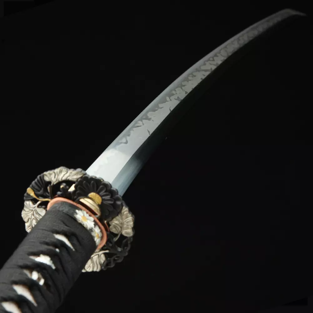 High Performance T10 Carbon Steel Real Hamon Japanese Katana Samurai Sword With White Scabbard Realkatana