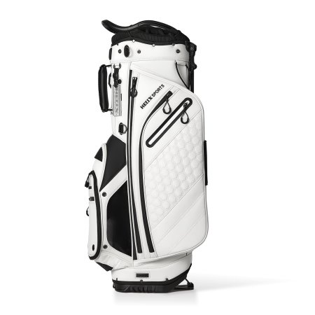 Helix Hybrid Series 14-way Divider Golf Stand Bag - White