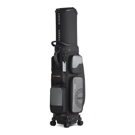 Helix Professional Retractable Golf Cart Bag - Black
