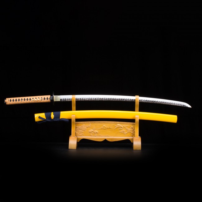 Yellow Katana | Handmade Japanese Katana Sword High Manganese
