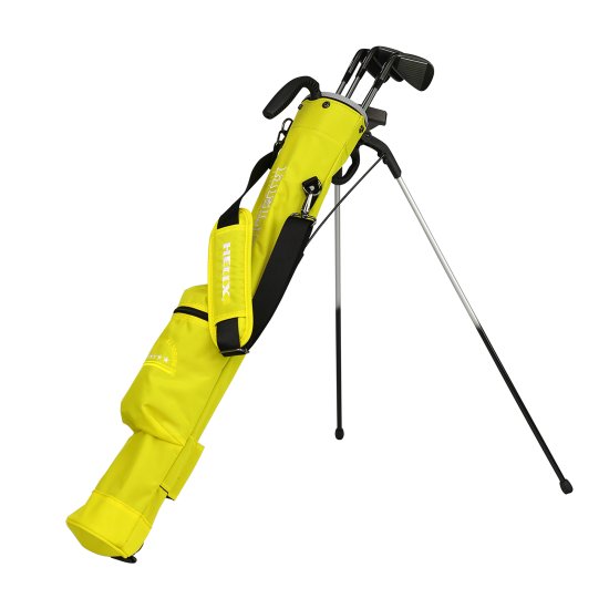 Helix Portable Sunday Golf Bag - Yellow