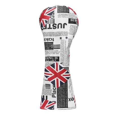 Classic Newspaper Driver Headcover - White