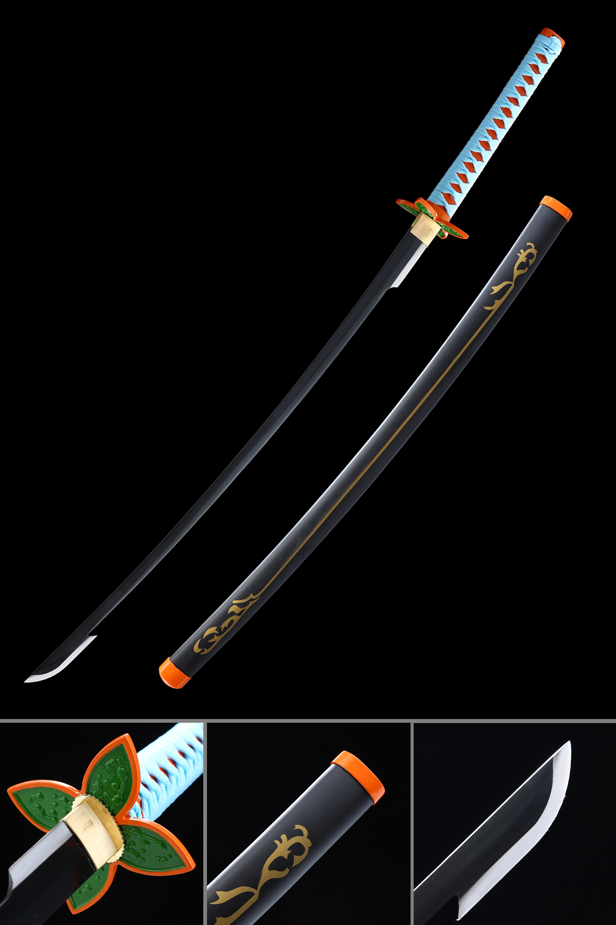 1:1 Big Sword Game Anime Weapon Sword Black Sky Sword Cosplay Skysword Pu  Figure Model Toy 79cm - Swords - AliExpress