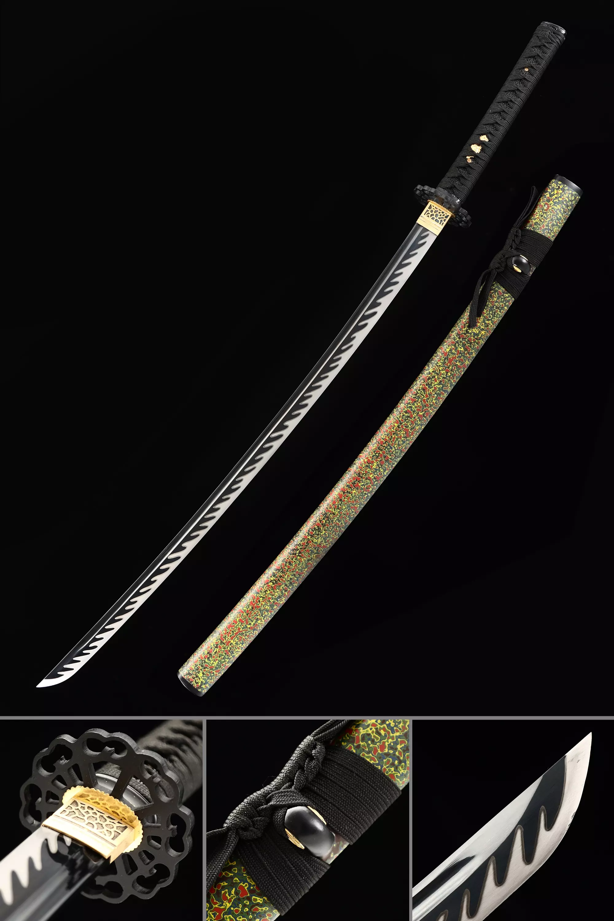 Katana | Handmade Japanese Samurai Sword High Manganese Steel With ...