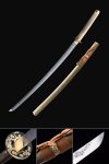 Handmade Japanese Katana Sword With Bronze Scabbard