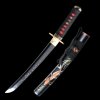 Black Cord Handle Tanto Swords