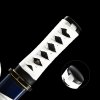 White Crod Handle Tanto Swords