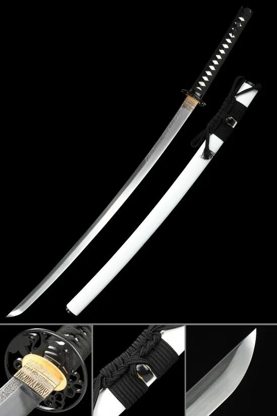 Handcrafted Full Tang Japanese Samurai Sword With 1095 Carbon Steel Blade