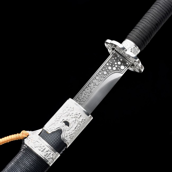Chinese Dao | Handmade Chinese Dao Sword Spring Steel With Black