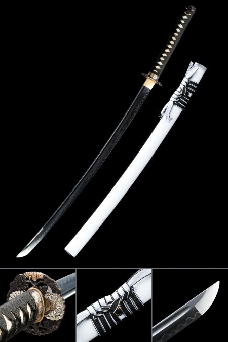 High-performance Japanese Katana Sword Clay Tempered