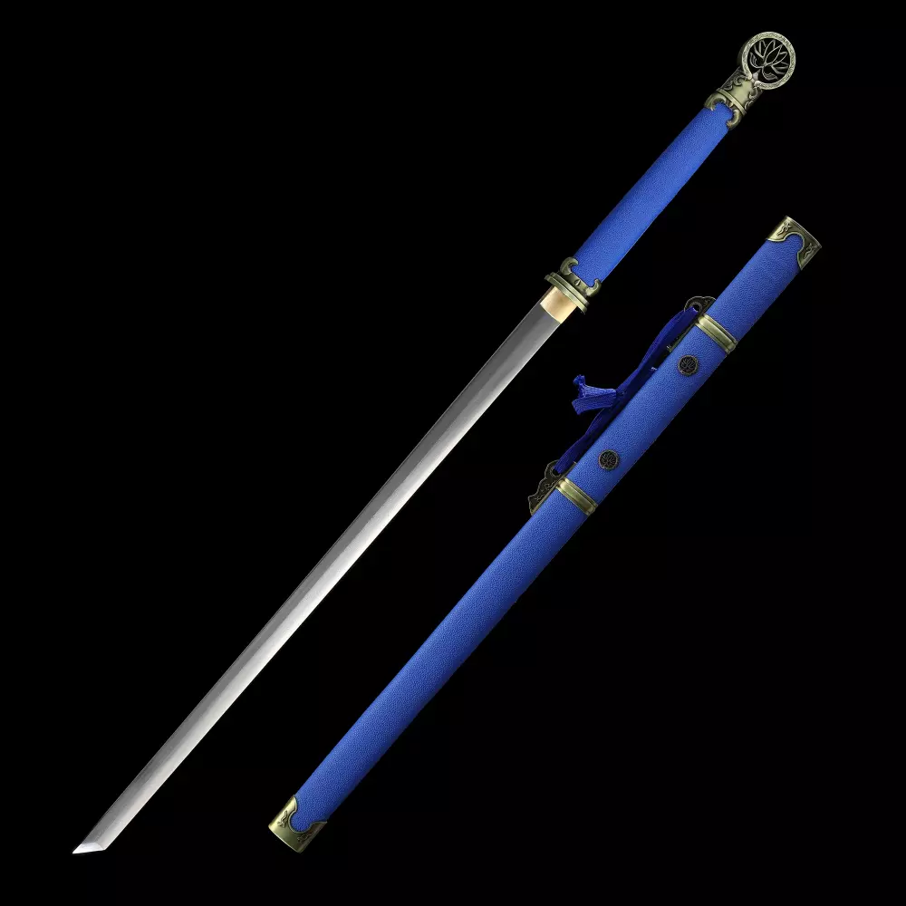 Blue Ninja Sword | Handmade Japanese Ninjato Ninja Sword Blue Ninja Sword | Handmade Japanese Ninjato Ninja Sword