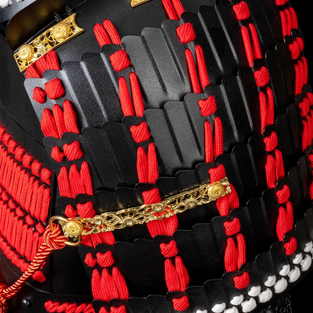 Japanese Samurai Armor | Handmade Black And Red Japanese Samurai