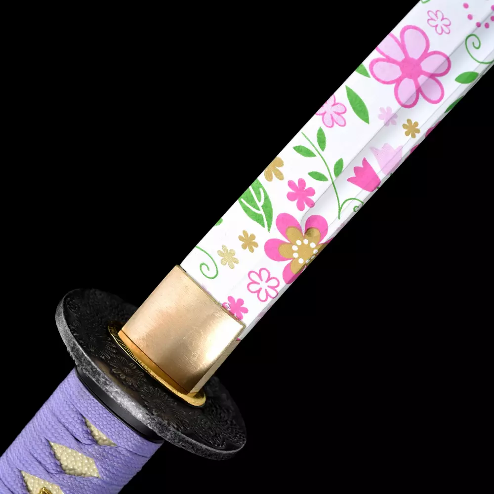Iaito Katana Sword | Flower Blade Aluminum Practice Katana