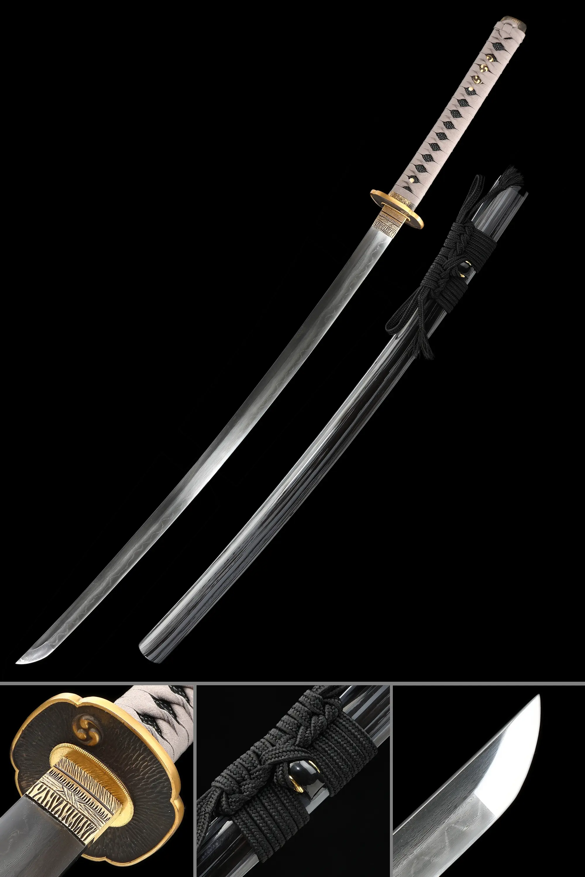 Japanese Sword | Handmade Full Tang Japanese Samurai Sword With ...