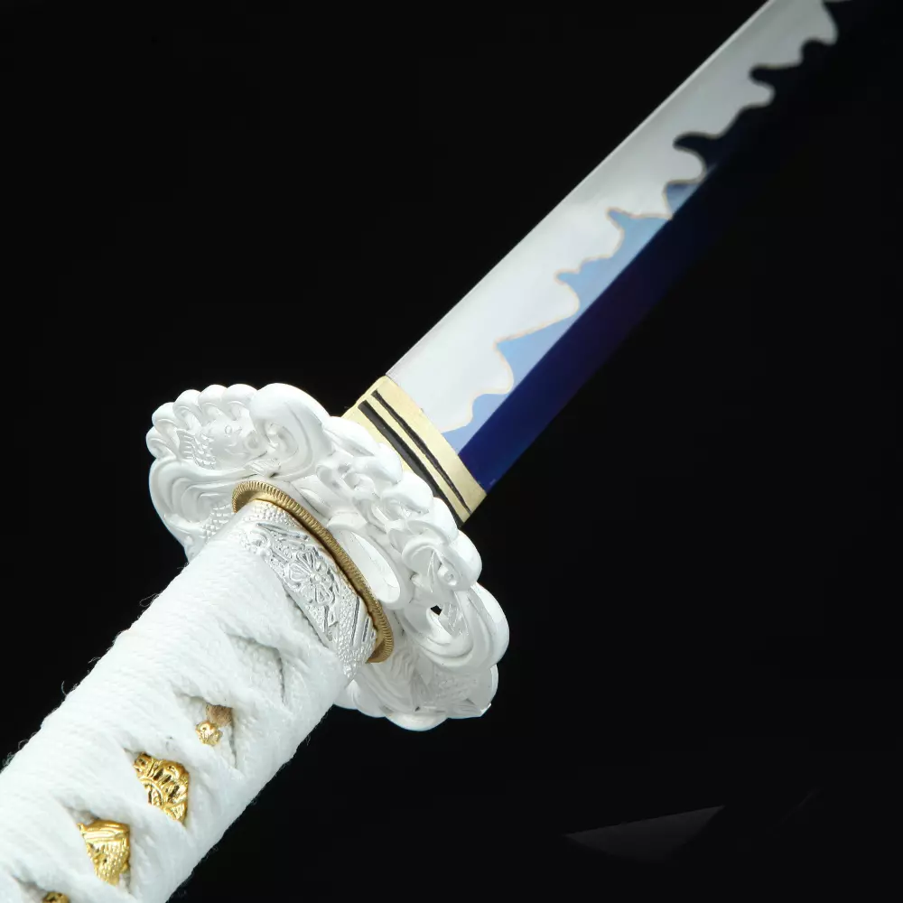 Details about / 41/"Spring Steel Katana Japanese Samurai Sword Sharp Blade Alloy Tsuba Handmade