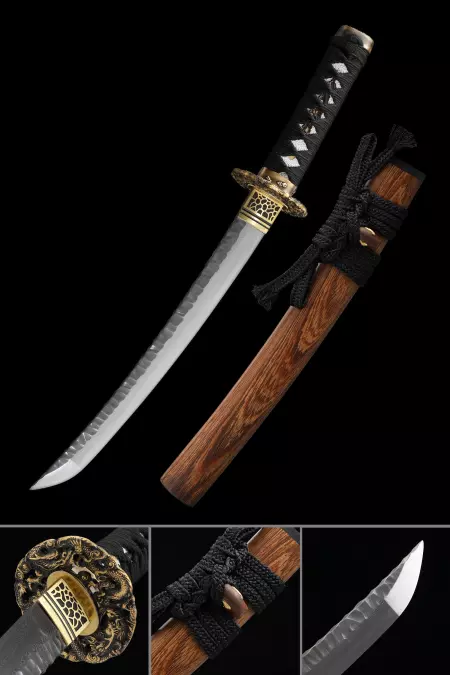 Handmade Japanese Tanto Sword Pattern Steel