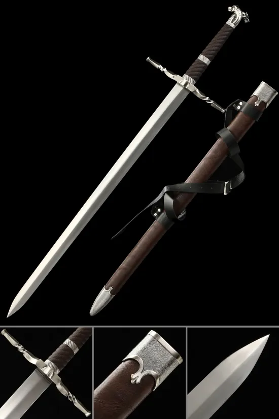 Handmade Medieval Longsword Manganese Steel Blade