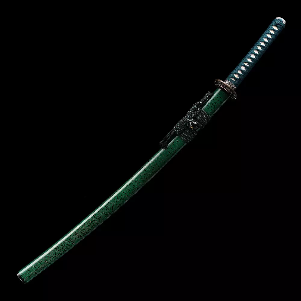 Green Katana | Handmade Japanese Samurai Sword With Green