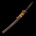 Folded Melaleuca Steel Blade Wakizashi