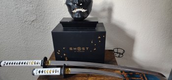 Handmade Ghost Of Tsushima Katana Sword Katana And Tanto Sword Set