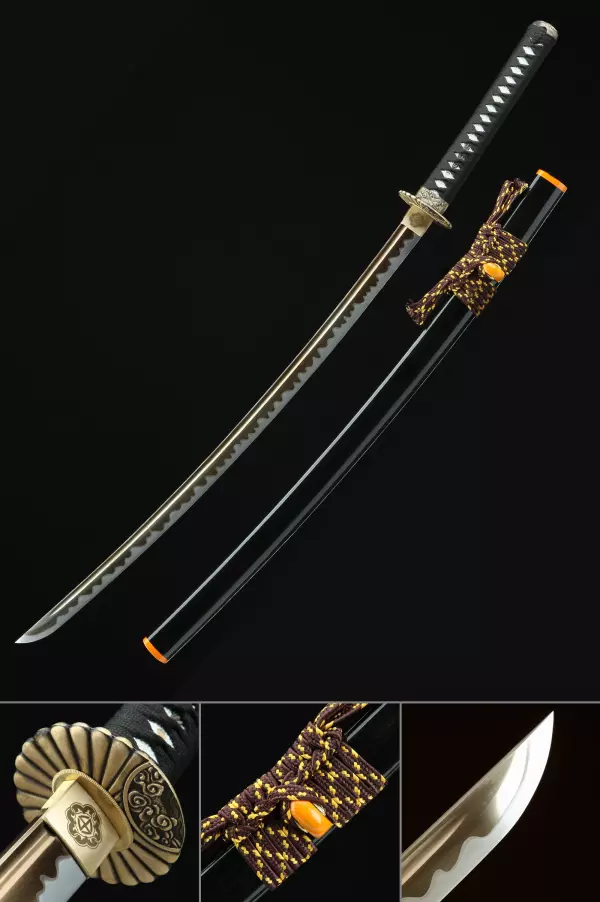 Black And Gold Katana for Sale - TrueKatana