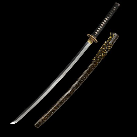 Handmade Full Tang Japanese Katana Sword With Hamon Blade