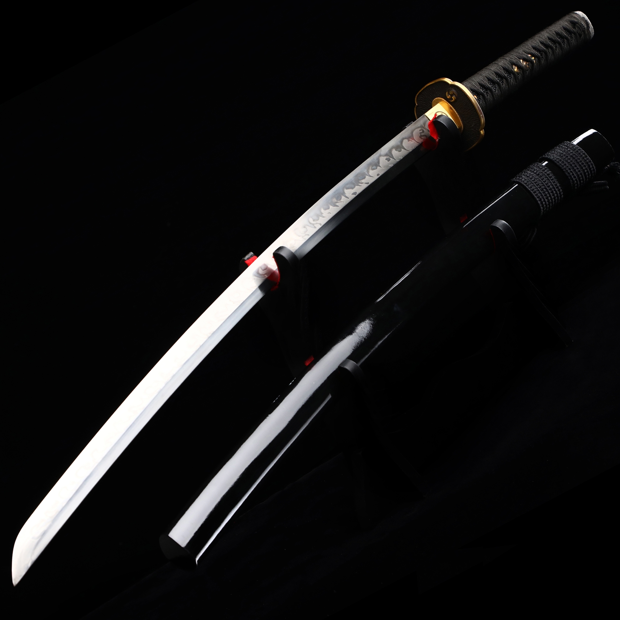 Real Katana  Handmade Real Japanese Sword T10 Folded Clay Tempered Steel -  TrueKatana