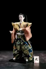 Silk Japanese Samurai & Ninja Dolls