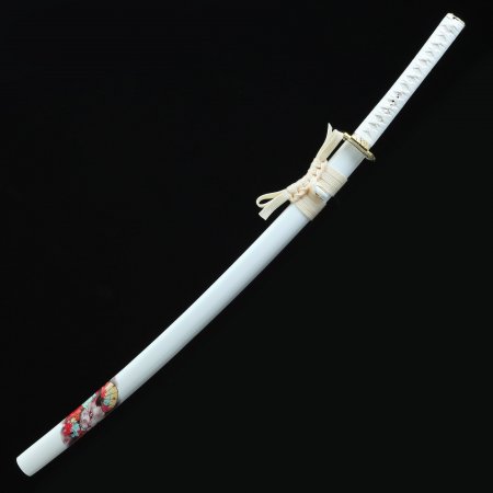 Handmade Full Tang Katana Sword T10 Carbon Steel With Real Hamon Blade