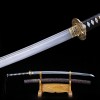 Handmade Japanese Katana Sword Damascus Steel Full Tang With Copper Tsuba