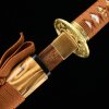 Brown Crod Handle Wooden Katana Swords