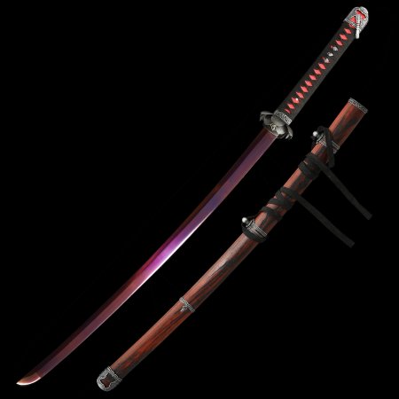 Sekiro: Shadows Die Twice Undead Cut Katana Replica 1095 Carbon Steel With Red Blade