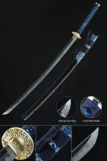 Handmade Japanese Katana Sword T10 Carbon Steel Full Tang
