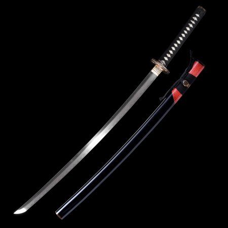 Handmande Real Hamon Japanese Katana Sword Damascus Steel