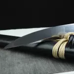 Black Cord Handle Tanto Swords