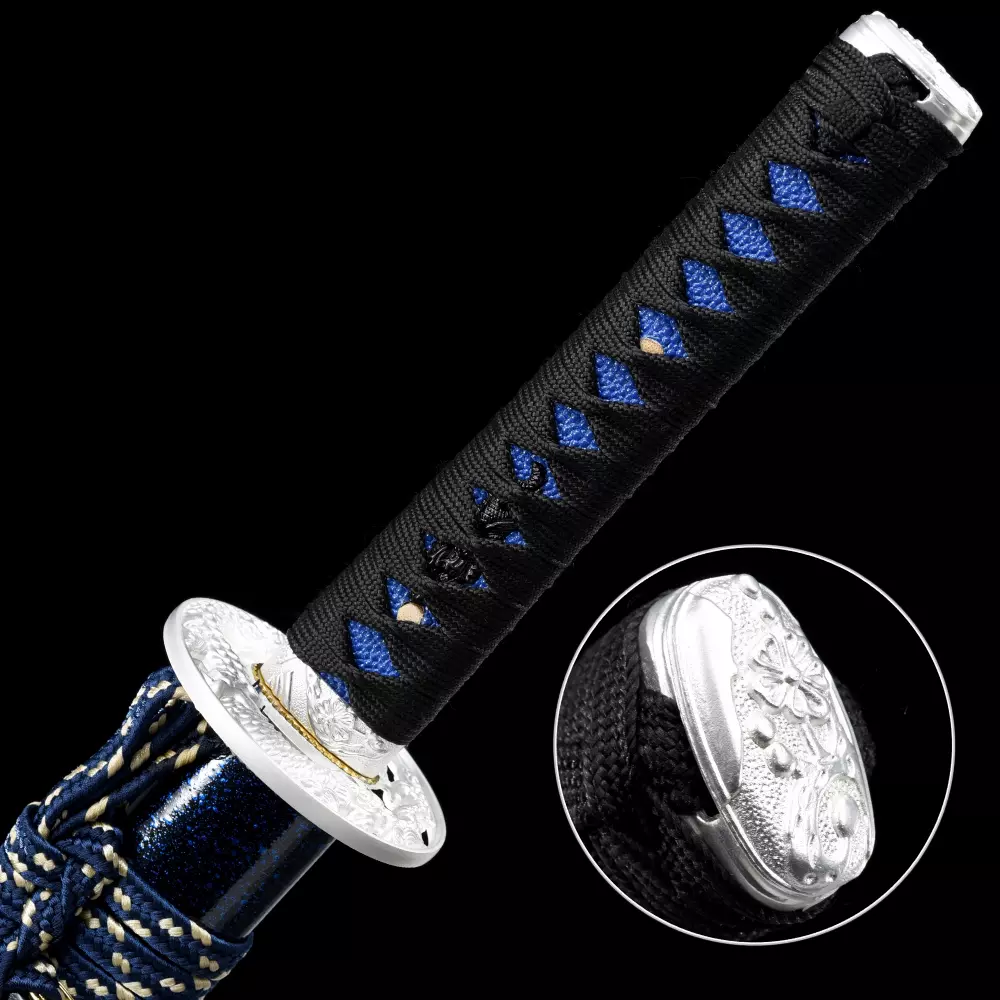 Blue Ninja Sword | Handmade Japanese Ninjato Ninja Sword Blue Ninja Sword | Handmade Japanese Ninjato Ninja Sword