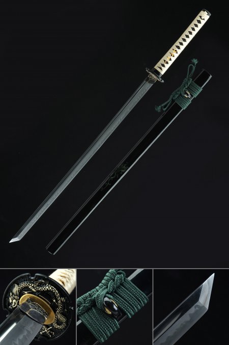 Handmade Japanese Japanese Chokuto Ninjato Sword T10 Carbon Steel